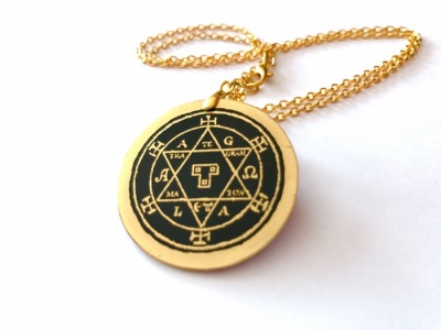 Hexagram of Solomon (Austere Black Finish)